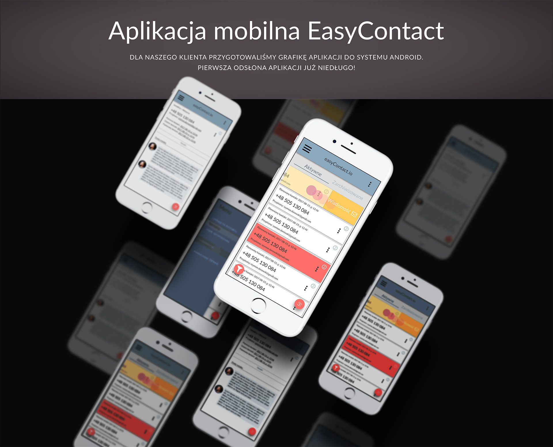 Aplikacja mobilna EasyContact.io